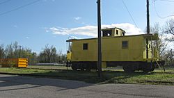 Illinois Central Caboose in Bardwell