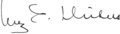 Inez Dickens Signature