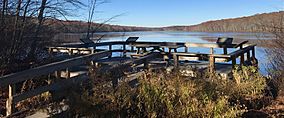 James Goodwin State Forest Pine Acres Lake Observation Deck at Boat Launch.jpg