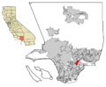 LA County Incorporated Areas Pico Rivera highlighted