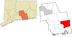 Lyme's location within the Lower Connecticut River Valley Planning Region and the state of Connecticut