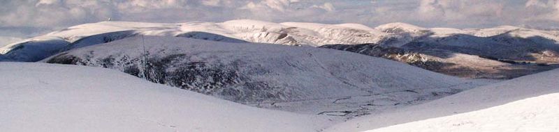 Lowther Hills from Scaw'd Law