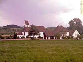 Magden village and church