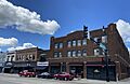Main Street and Washington Avenue looking southwest, Hutchinson, MN