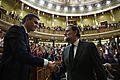 Mariano Rajoy felicita al nuevo presidente del Gobierno Pedro Sánchez (2018-06-01)
