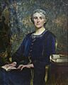 Nina Salaman Portrait by Solomon J. Solomon, 1918