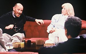 Paul Oestreicher appearing on After Dark with Gena Turgel, 10 July 1987