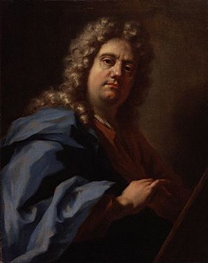 Pellegrini, Giovanni Antonio - selfportrait - circa 1717