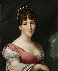 Portret van Hortense de Beauharnais, koningin van Holland Rijksmuseum SK-A-4943