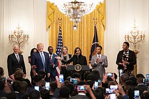 President Trump Delivers Remarks at the Young Black Leadership Summit (48859291826)