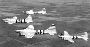 QB-17 Flying Fortress Drones over New Mexico 1946