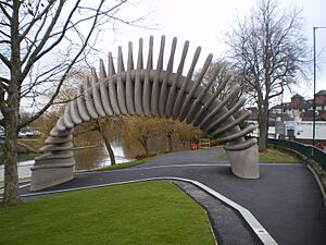 Quantum Leap - the sculpture - geograph.org.uk - 1708891
