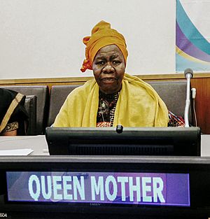 Queen Mother Blakely at United Nations
