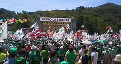 Raduno Lega Nord a Pontida 2011