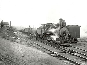 Railroad in Franklin, Washington (1902)