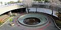 Recessed fountain area at Lake Merritt station, November 2017