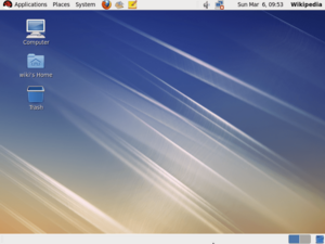 Redhat EL 5 default desktop