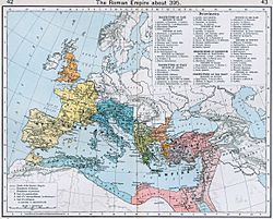 Roman empire 395