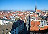 Rostock Panorama Nikolaikirche nach Norden 2011-03-08