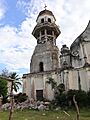 Saint Catherine of Alexandria Church bell tower quake damage (Tayum, Abra; 11-14-2022)