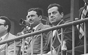 Salah Zulfikar and Farid Al Atrash in a match
