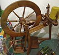 Saxony spinning wheel 029