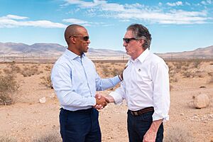 Secretary Scott Turner with Secretary Doug Burgum in Nevada, 2025