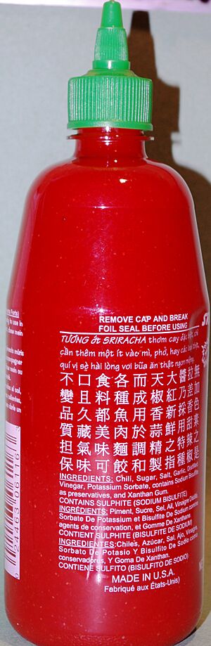 Sriracha sauce