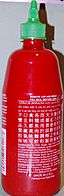 Sriracha "Rooster Sauce"