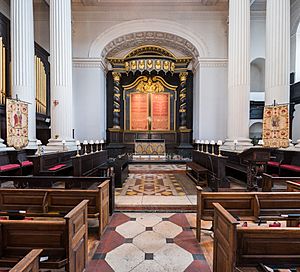 St Mary Woolnoth Interior, London, UK - Diliff