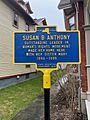 Susan B. Anthony House Historic Marker