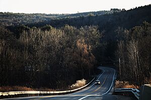 Taconic countryside on NY-22 near Edwards Park Road, Canaan, New York