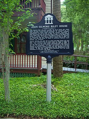 Tallahassee FL Riley House marker01