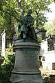 The grave of Edmond About in Pere La Chaise Cemetery in Paris
