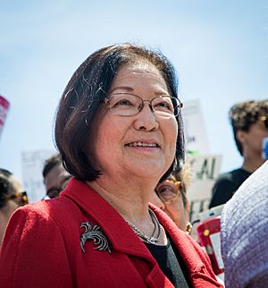 U.S. Senator Mazie Hirono at the 2019 Stop the Bans Rally