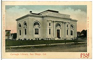 05709-San Diego-1905-Carnegie Library, San Diego, Cal.-Brück & Sohn Kunstverlag