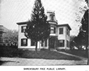 1899 Shrewsbury public library Massachusetts