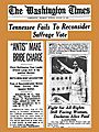 19200819 Suffrage vote (Tennessee) - Nineteenth Amendment - The Washington Times