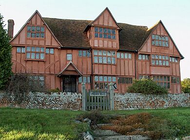 A view of Monks Hall in Low Street, Glemsford - geograph.org.uk - 619434