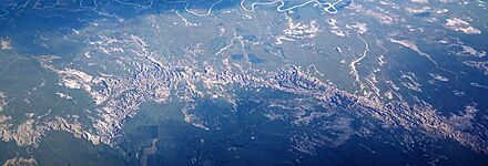 Aerial Panorama of Badlands National Park