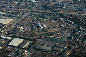 Aerial view of Canterbury Park, Shakopee, Minnesota 2024-10-25