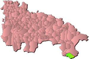 Aguilar del Río Alhama - La Rioja (Spain) - Municipality Map