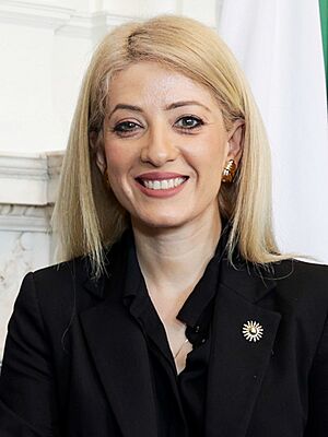 Annita Demetriou visits Ireland, June 2023 01 (cropped)
