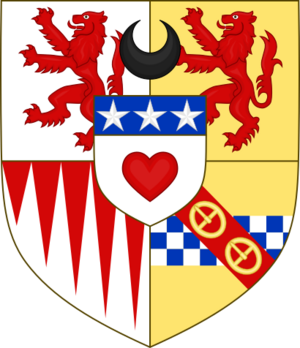Arms of George Douglas, Lord of Pittendreich
