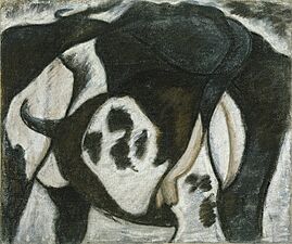 Arthur Dove, Cow, 1914, pastel on canvas, 45.1 x 54.6 cm, Metropolitan Museum of Art