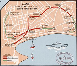 Baku Subway System 1970