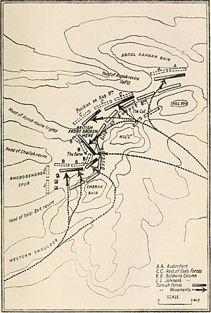 Battle of Sari Bair, second phase