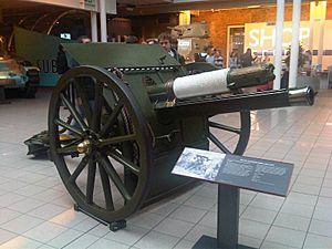 British 18-pounder mark II field gun - Imperial War Museum 1