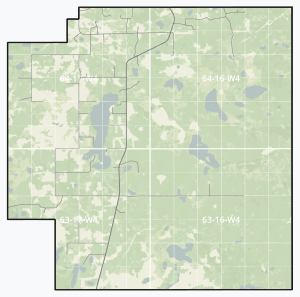 Boundaries of Buffalo Lake Settlement