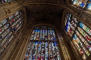 Cambridge - King's College Chapel 1446-1544 - Choir - View East & Up II